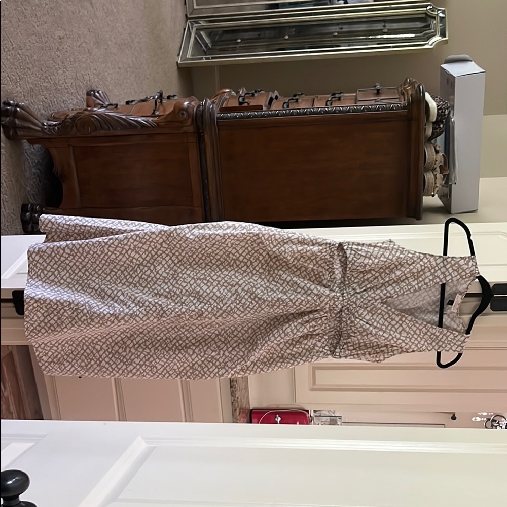 Universal Thread Gold Halter Midi Dress for Weddings